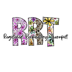 RRT Registered Respiratory Therapist Design for Apparel or Decor