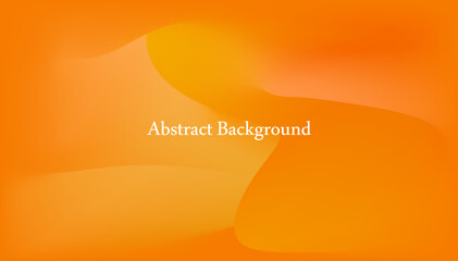 Abstract Background Orange wave for wallpaper, backdrop, etc. Vector eps10