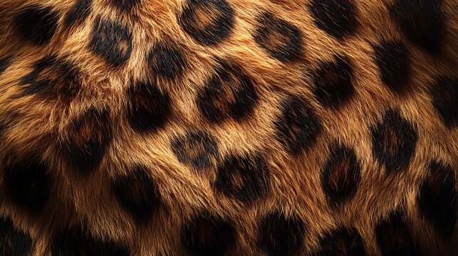 Margay fur macro, spotted soft coat, dense jungle background