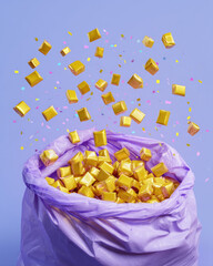 High-resolution product photography of a lilac item against a soft background, highlighting its elegant and vibrant appeal