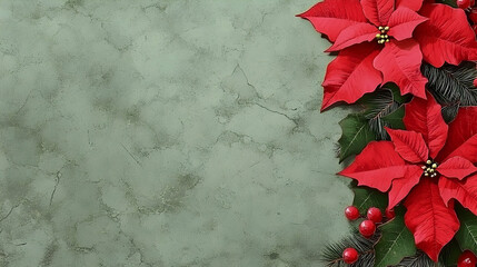 christmas background with fir branches
