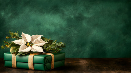 christmas background with fir branches