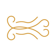 Elegant Gold Divider Ornament Ellement