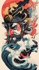 vector illustration of a grunge background