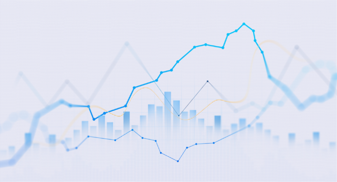 Transparent or png stock market investment trading graph growth.Trade business analytics graph and financial chart.	
 - Powered by Adobe