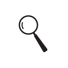 Magnify icon. Magnifying glass sign. Search icon. Modern flat pictogram. Search icon isolated on background. Simple vector symbol for web site design or button to mobile app