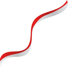 Indonesia Flag Ribbon