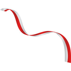 Indonesia Flag Ribbon