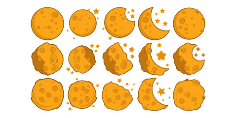 Space Moon Ilustration