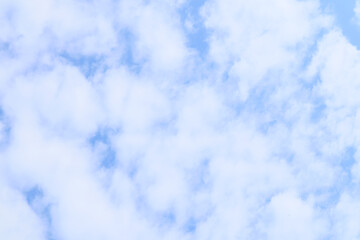 Obraz premium The sky is cloudy. Cumulus overcast.