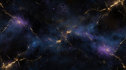 Dark abstract blue and purple alcohol ink painting with shimmering gold veins and fluid marble textures, ideal for luxury backgrounds, invitations, branding, and artistic interior prints

