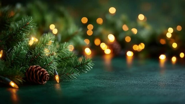 christmas tree and candle - Powered by Adobe