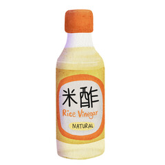 bottle of rice vinegar