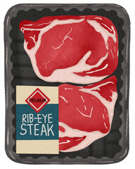 rib-eye beef package