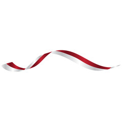 Indonesian Flag Ribbon