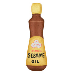bottle of sesame oil