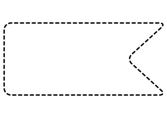 黒のリボンフレーム、ブックマーク、見出し背景