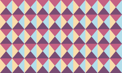 Geometric pastel triangle pattern.  A seamless, repeating design ideal for backgrounds, textiles, website design, or any project needing a modern, visually appealing texture.