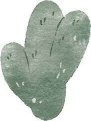 Cute Cactus Watercolor