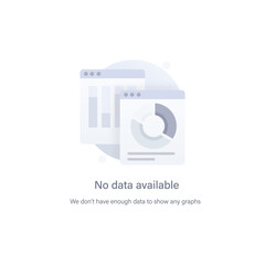 No Data Available Dashboard Empty State Illustration