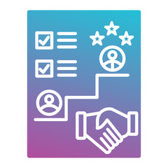 Fototapeta premium Succession Planning icon