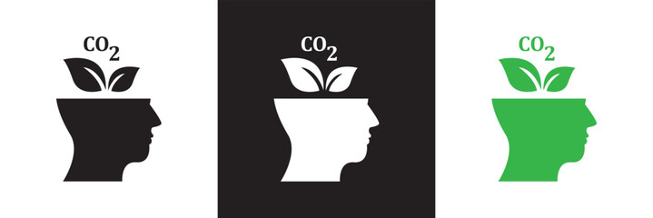 Net zero related  icons. Vector for websites, mobile interfaces, presentations, banner, visual branding etc. Vector illustration. isolated on white and black background. EPS 10