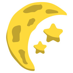 Space Moon Illustration