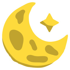 Space Moon Illustration