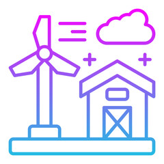 Windmill village Icon