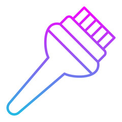Obraz premium Hair dye brush Icon