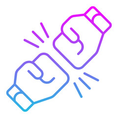 Fototapeta premium Boxing Icon