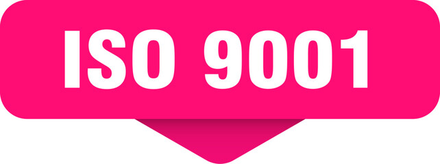 iso 9001 sticker. iso 9001 sign on transparent background
