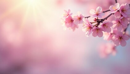 Obraz premium Soft, blurred spring background with bokeh effect Pastel colors, perfect for design projects , design, delicate