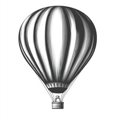 Vintage hot air balloon illustration (1)