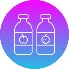Juice bottles Icon