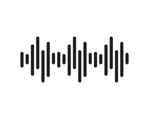 sound wave ilustration logo vector icon template