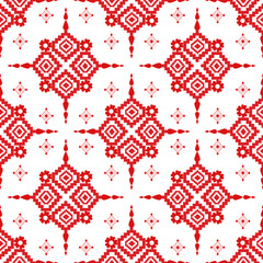 The geometric ethnic pattern of traditional style. Navajo, America Indian patterns. Design for background, wallpaper, clothing, wrapping, Batik, fabric, and prints. Vector illustration.