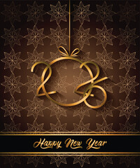 2026 Happy New Year background for your seasonal invitations, festive posters, greetings cards.