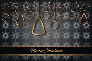 2026 Merry Christmas background for your seasonal invitations, festival posters, greetings cards.