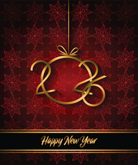 2026 Happy New Year background for your seasonal invitations, festive posters, greetings cards.