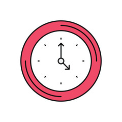 Clock Vector icon