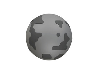 mercury icon 3d illustration render