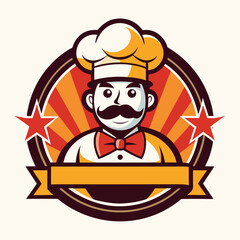  Cartoon Chef Mascot Logo