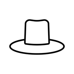 Trendy Women's Hat Style Icons. Fashionable Headwear and Accessory Symbols.