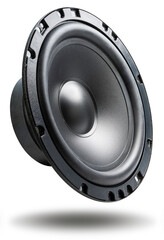 Speaker isolated on white background, Car Speaker on white background with work path, High...