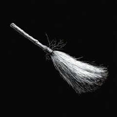 Simple broom, rustic design