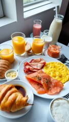 breakfast on the table