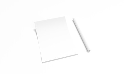 Rolled and Stretched Poster Mockup