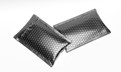 Front and Back Metallic Bubble Mailer