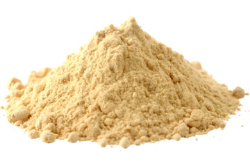 Pile of chickpea powder isolated on white background PNG